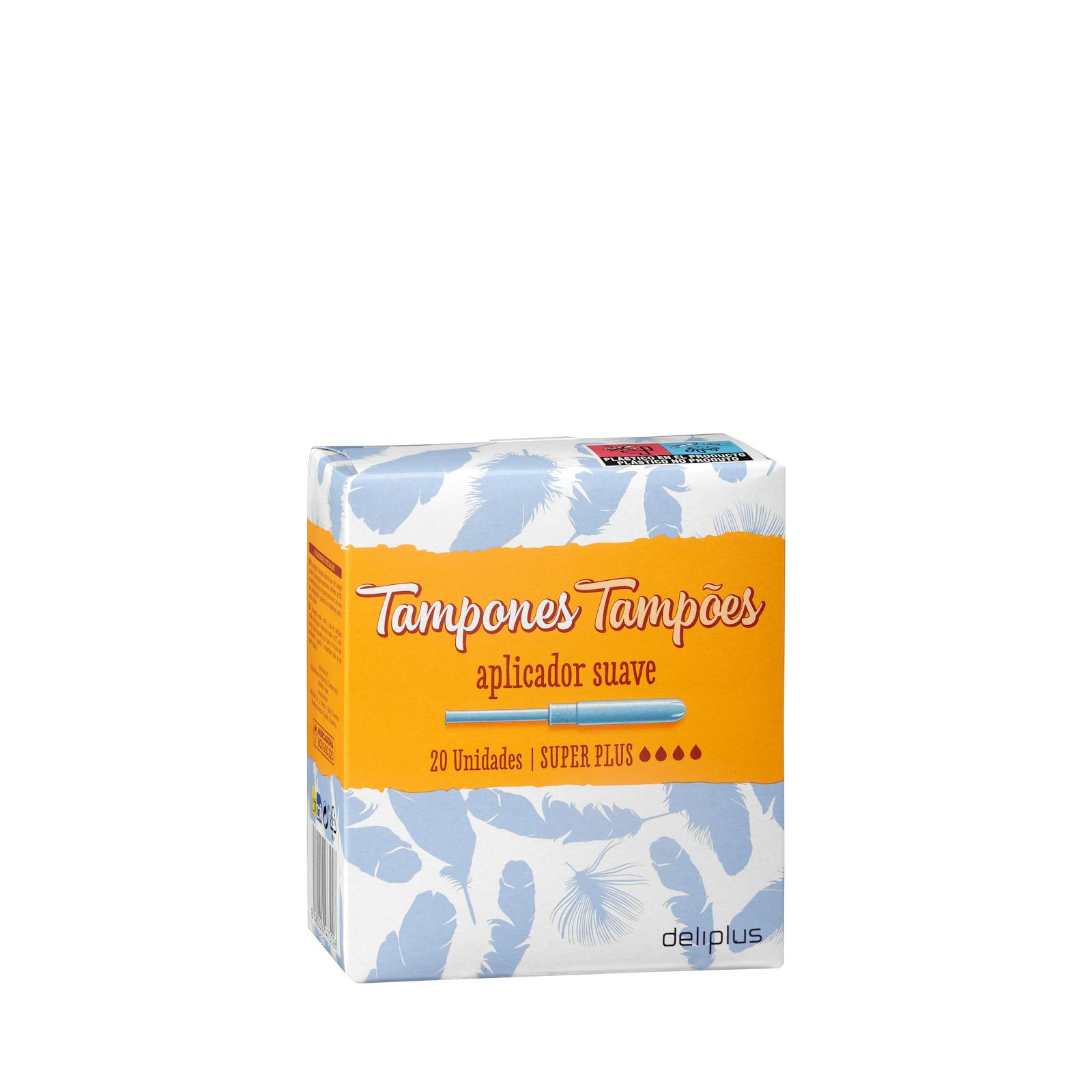 Tampons Deliplus super plus avec applicateur souple