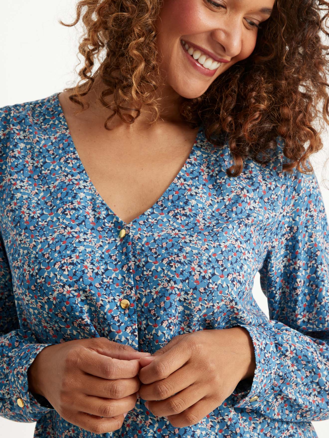 Blouse toute boutonnée