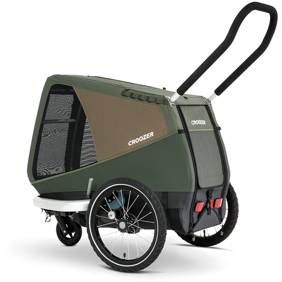 CROOZER Hundefahrradanhänger Dog Enna Moss green