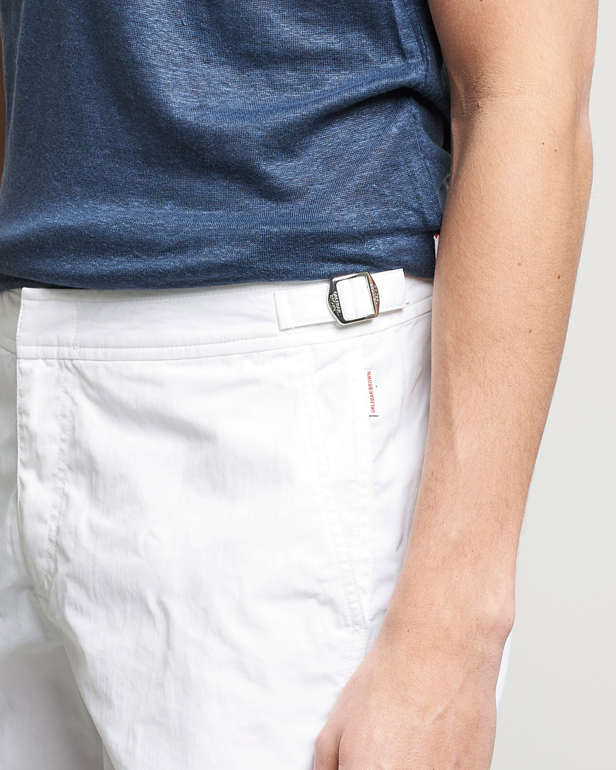 Orlebar Brown Bulldog II Medium Length Swim Shorts White
