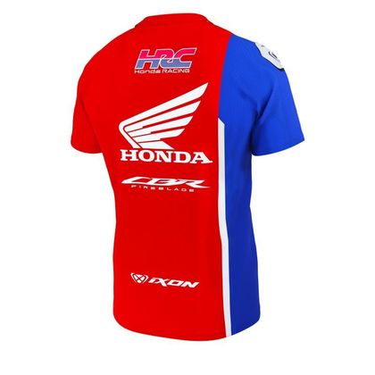 T-Shirt manches courtes Ixon HRC 25 - Rouge / Bleu