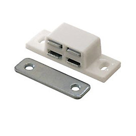 2 loqueteaux Blanc 4 kg entraxe 34