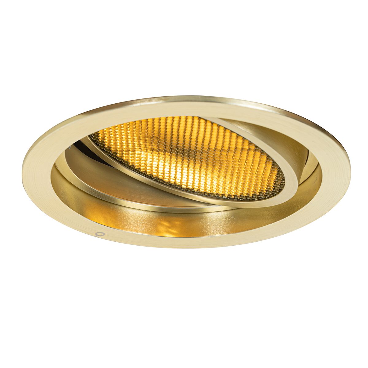 Set van 6 Moderne inbouwspot goud verstelbaar - Coop 111 Honey