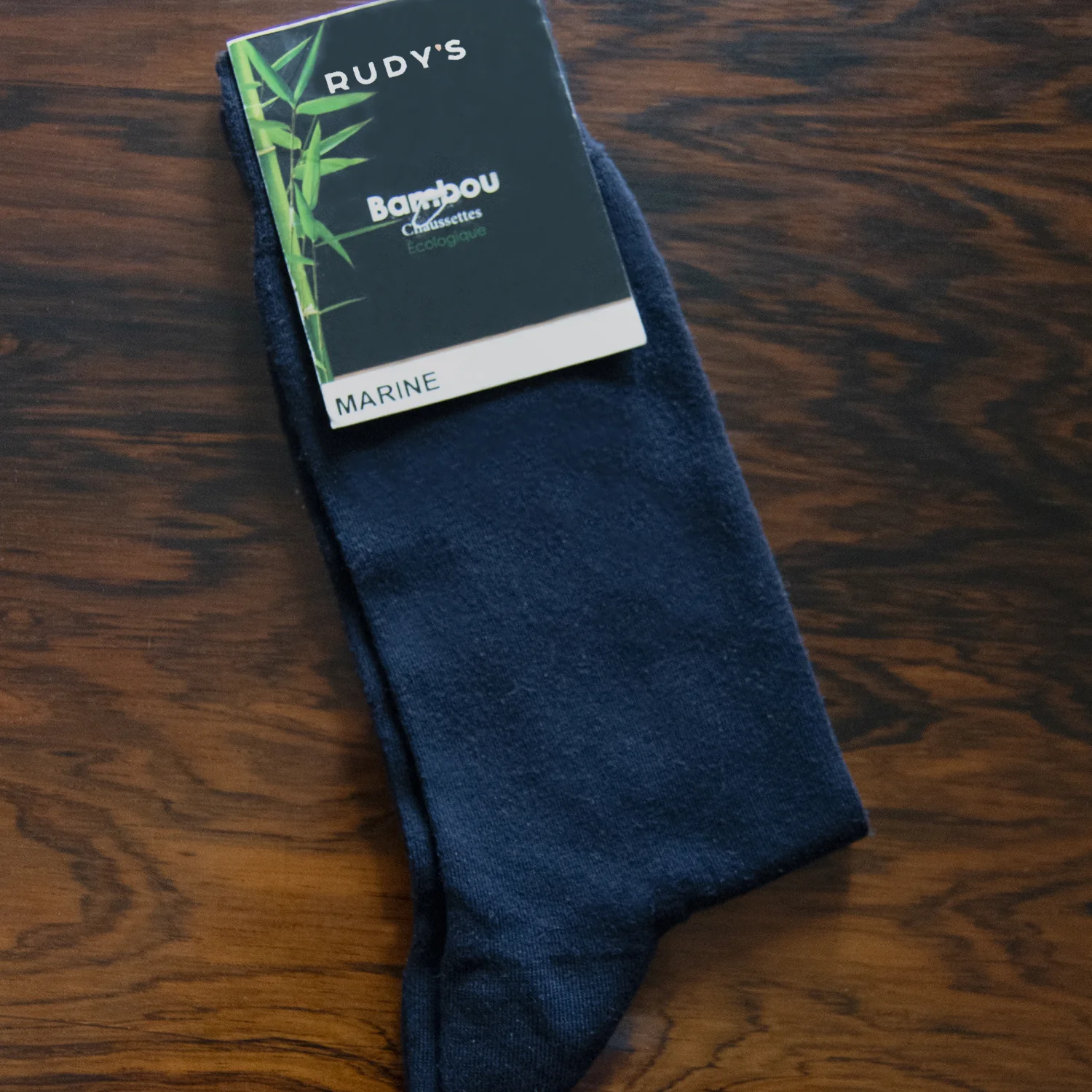 Chaussettes Bambou Marine-Chaussettes bambou