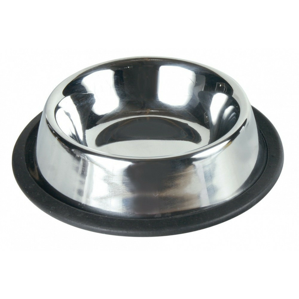 Gamelle écuelle en acier inoxydable pour animaux, 0.2l / ø 11 cm.