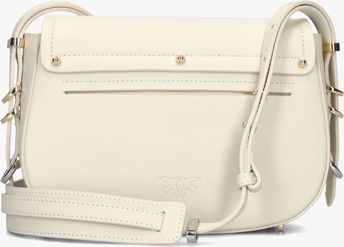 witte pinko schoudertas saddle mini