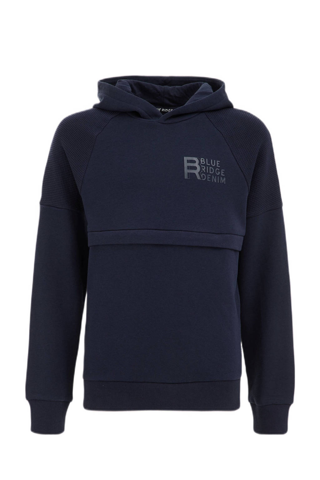 WE Fashion hoodie donkerblauw