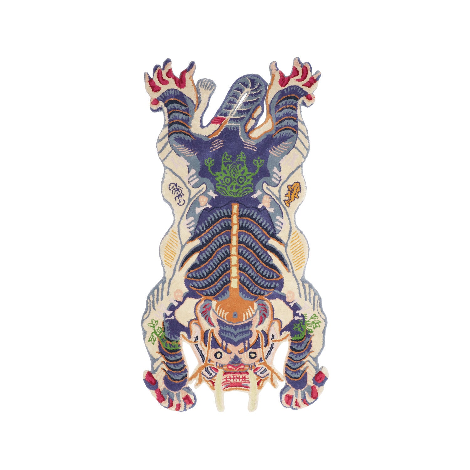 Bongusta  Burma drage tæppe, lille - 85x165 cm