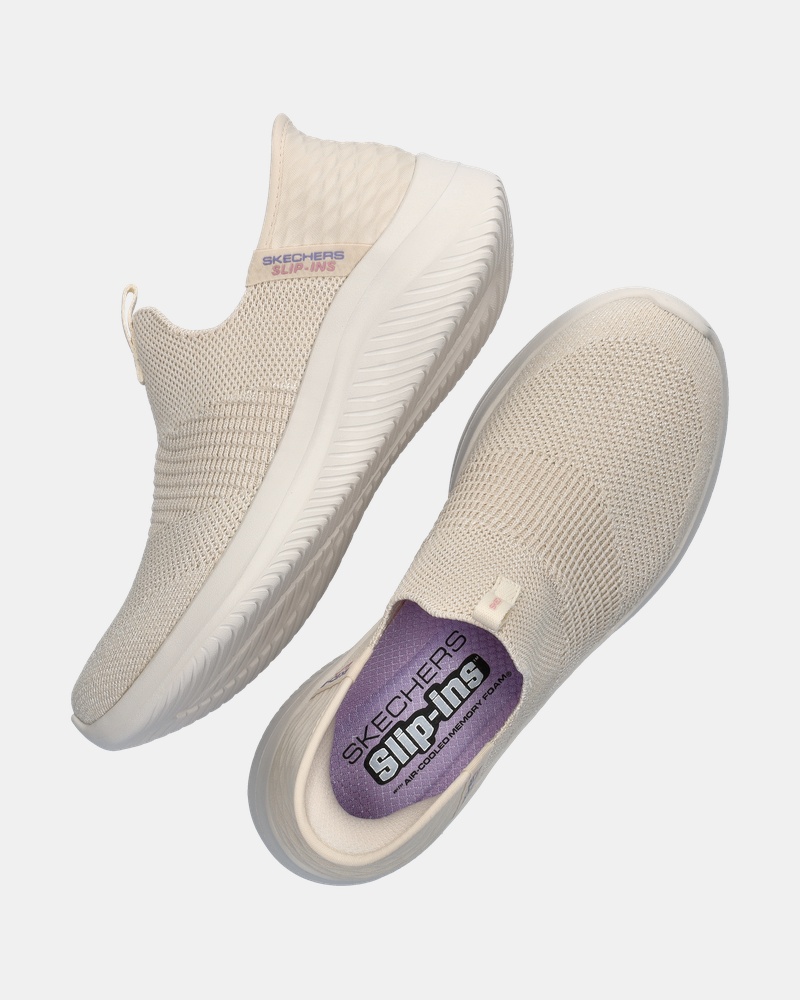 Skechers Hands Free Slip-Ins Ultra Flex 3.0 Instapschoenen  - beige