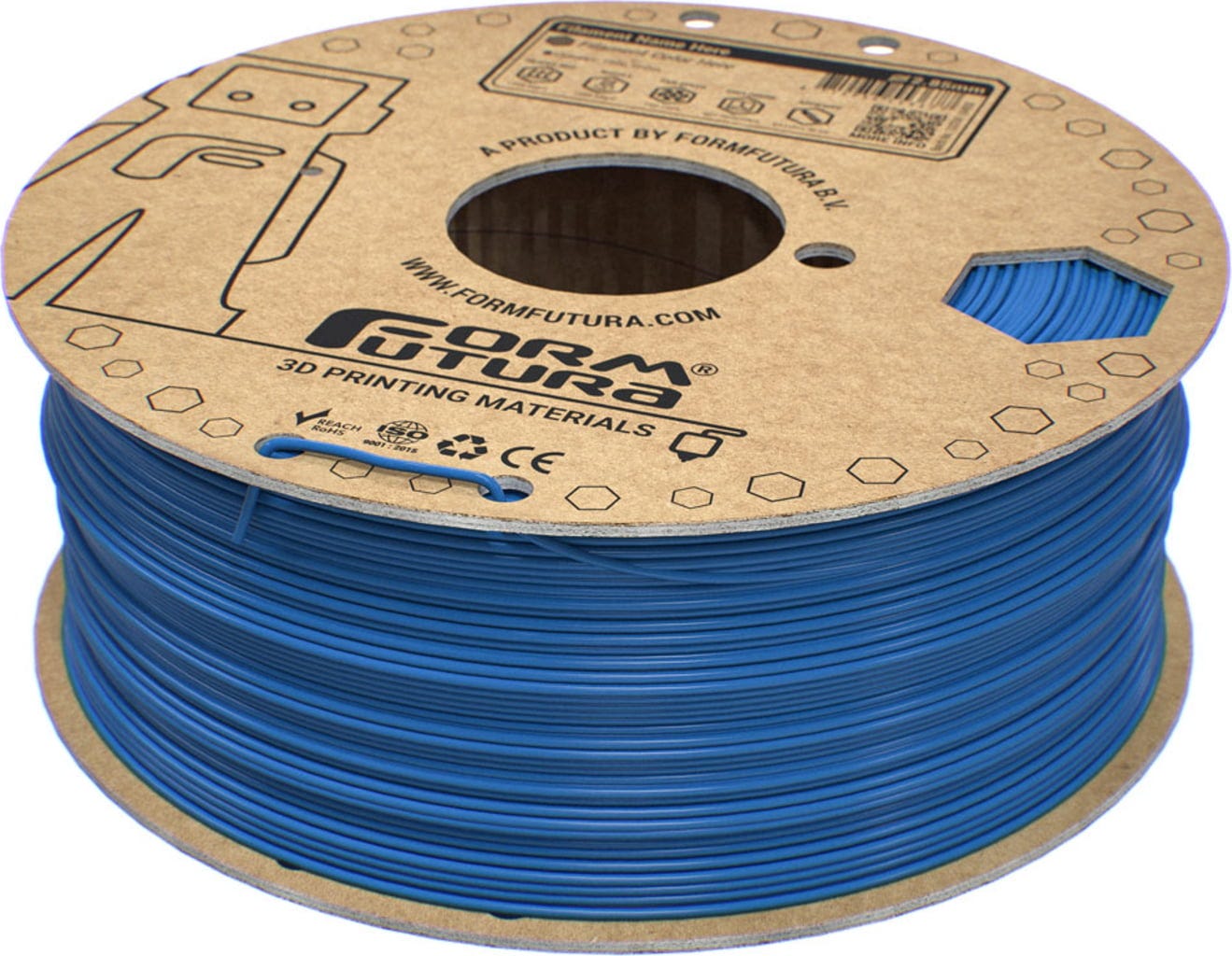 FormFutura  EasyFil™ ePETG Sky Blue, 1,75 mm / 1000 g    Benutzerfreundliches PETG Filament