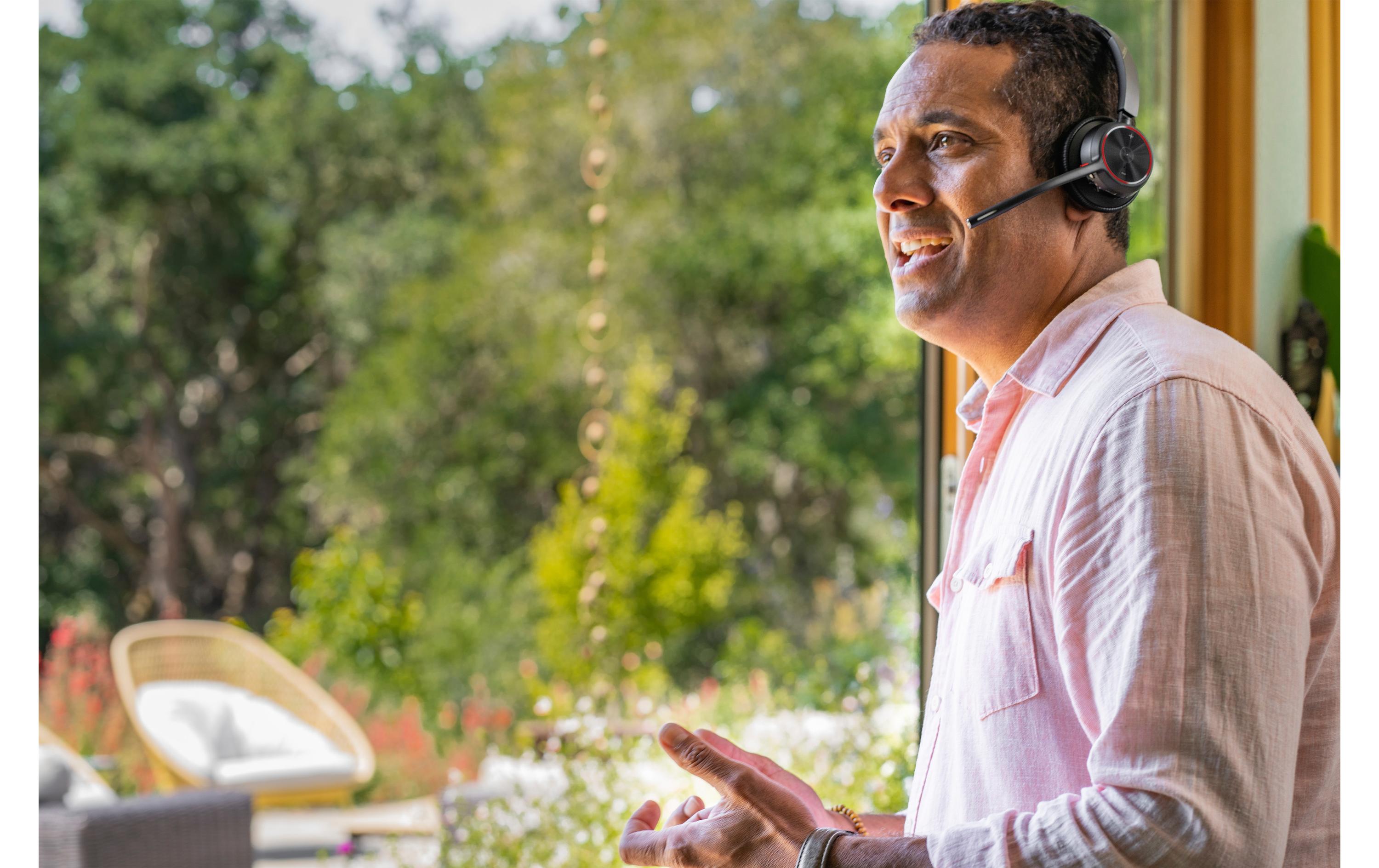 Headset Poly Voyager 4320 UC Duo USB-C, ohne LadestationPoly Voyager Bluethootbüro-Headsets