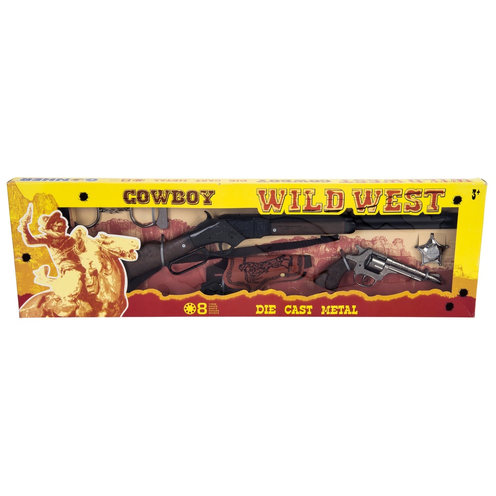 Wildwest-Cowboy-Gewehr- und Pistolen-Spielset