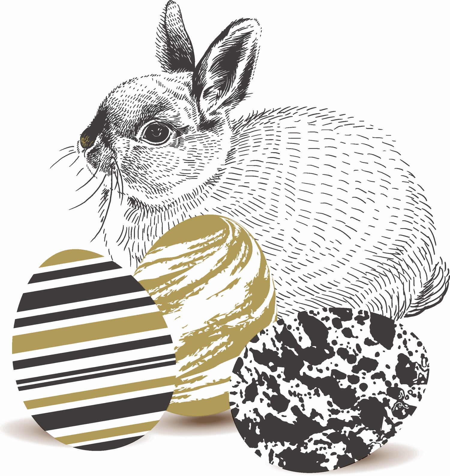 Duni paasservetten Marbled Eggs wit 33 x 33 cm 20 stuks