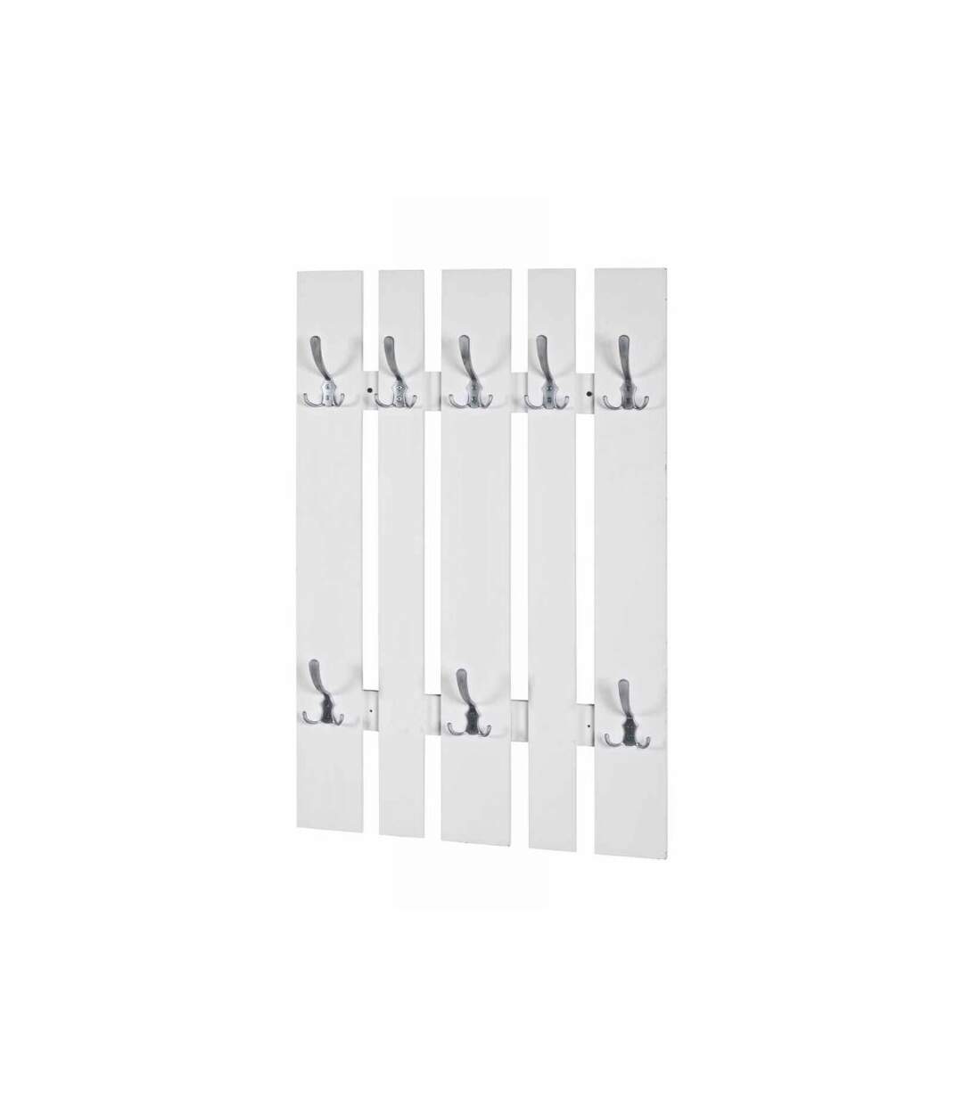 Paris Prix - Patère Murale Déco cassis 100cm Blanc