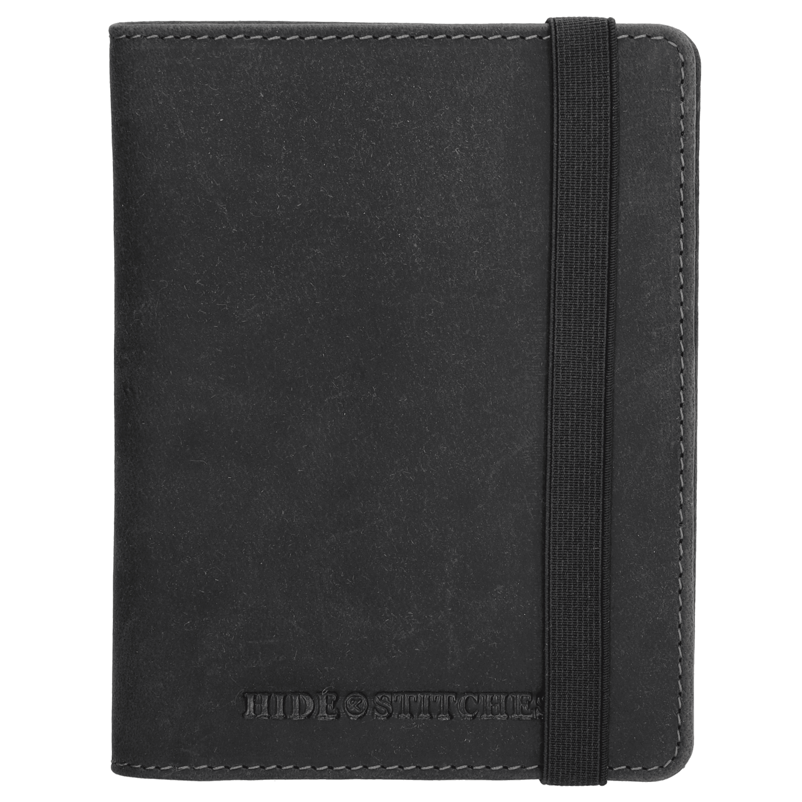Hide & Stitches Idaho Paspoort Etui Zwart