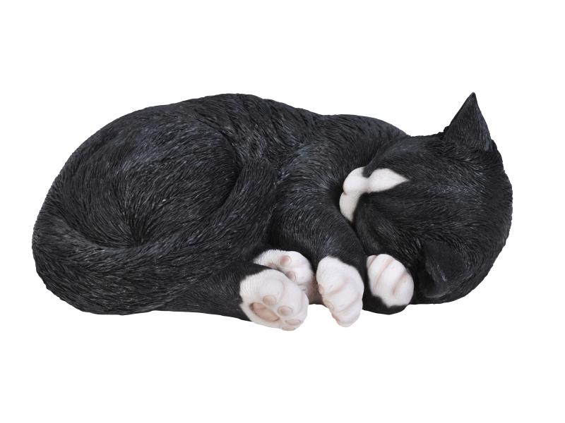 Vivid Arts Dekofigur Schlafende Katze Süsse Tiere für den Garten