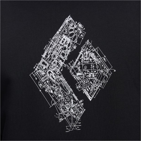 Sweat escalade BLACK DIAMOND ENGINEERED DIAMOND PO HOODY BLACK