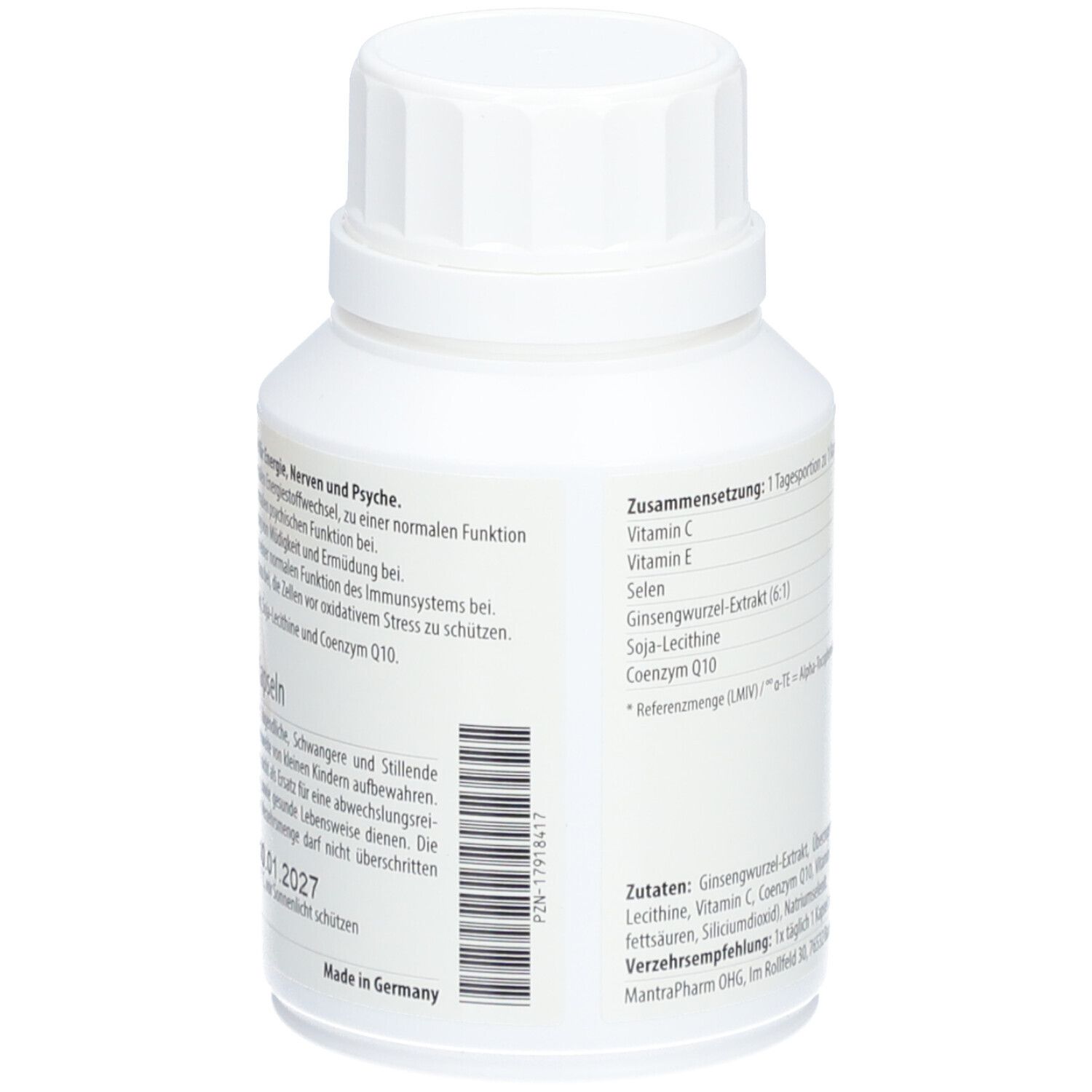 Mantra Q10 mit Ginseng
