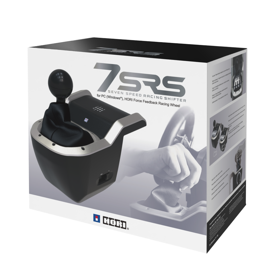 HORI - Racing Wheel Apex + 7-Speed Racing Shifter Bundle For PC (Windows 11/10)