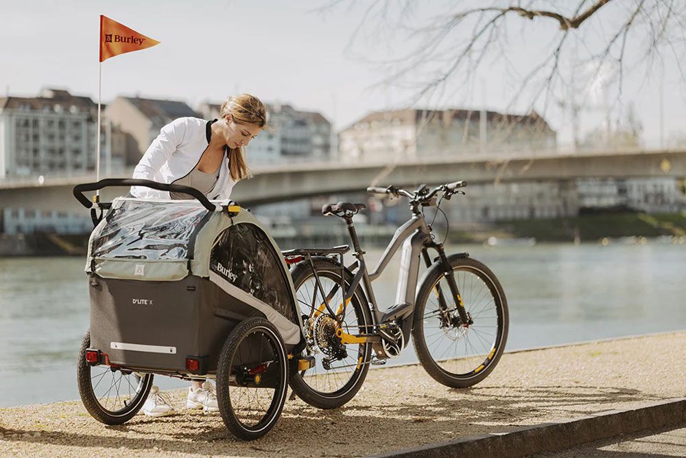 Burley D'LITE X Double Kinderanhänger Mod. 2023 kaufen | Bike-Discount