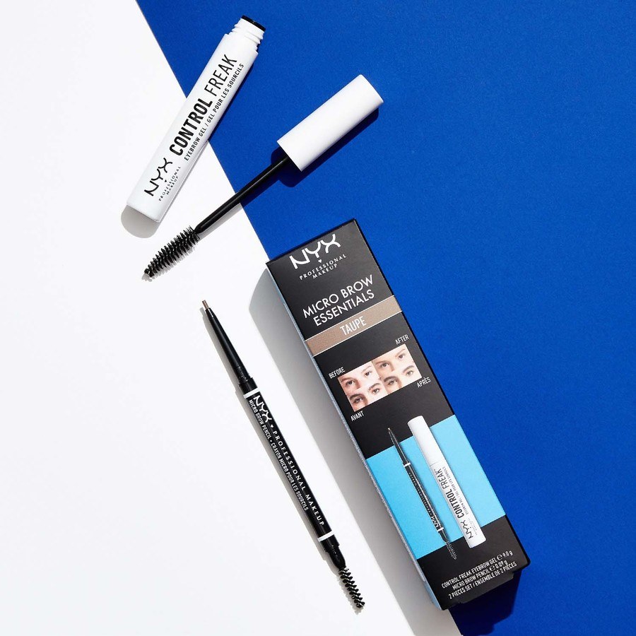 NYX Professional Makeup Micro Brow Essentials Taupe 2pcs