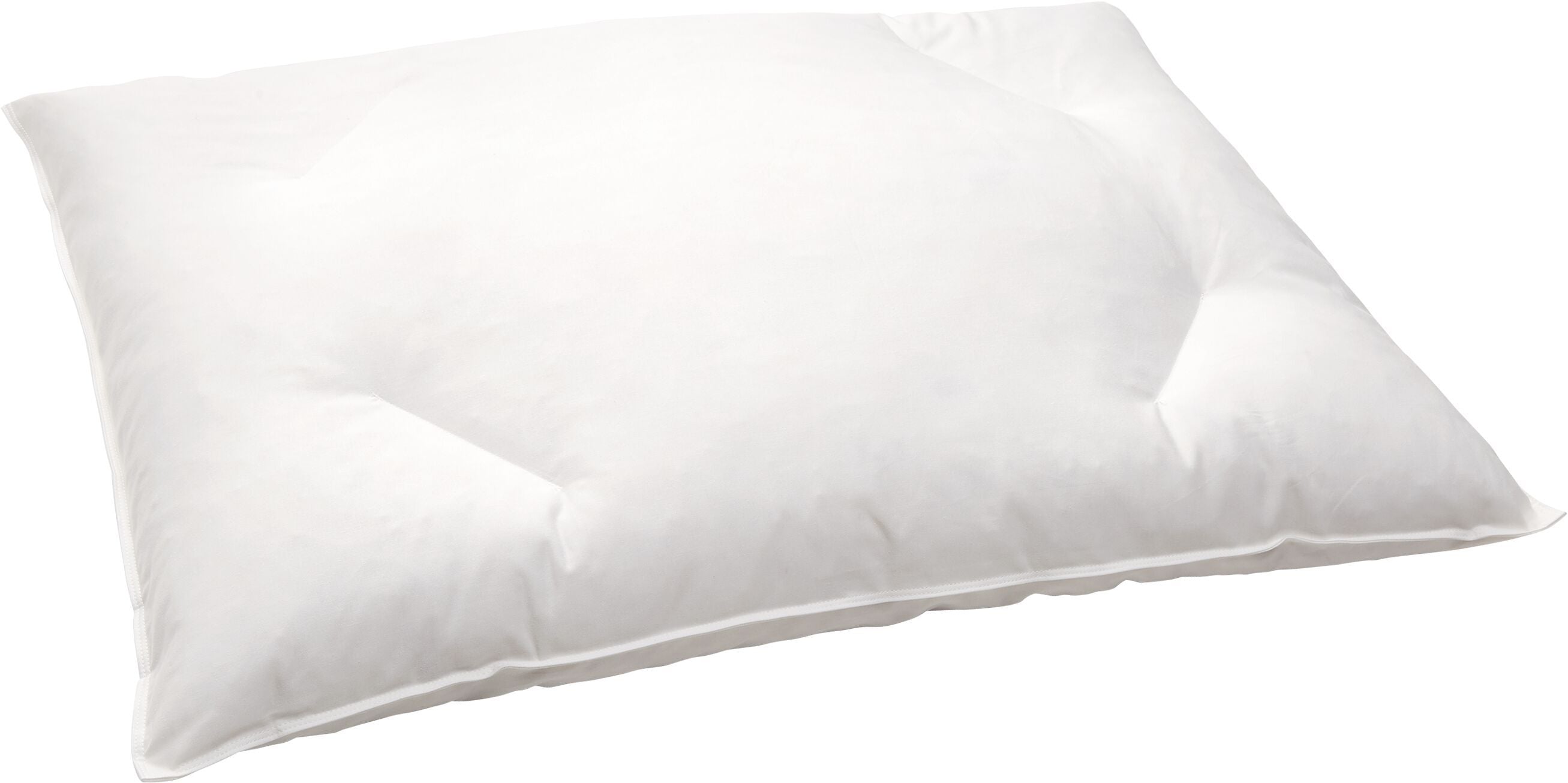 DIVERSO medium Daunen & Federn-Kopfkissen - Weiss / B: 100.0 cm x T: 65.0 cm