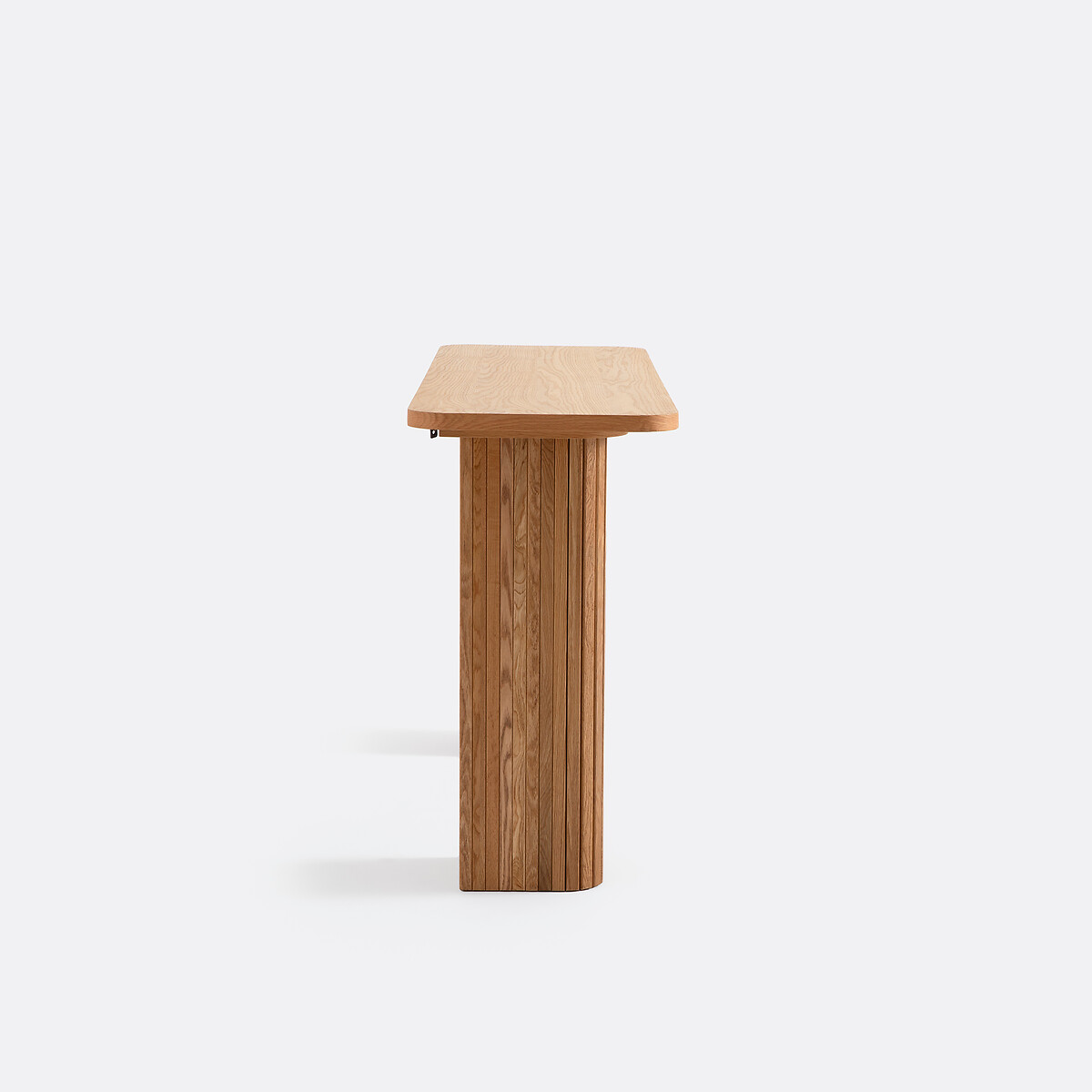 LA REDOUTE INTERIEURS<br>Mesa consolas de folheado de carvalho, Latti