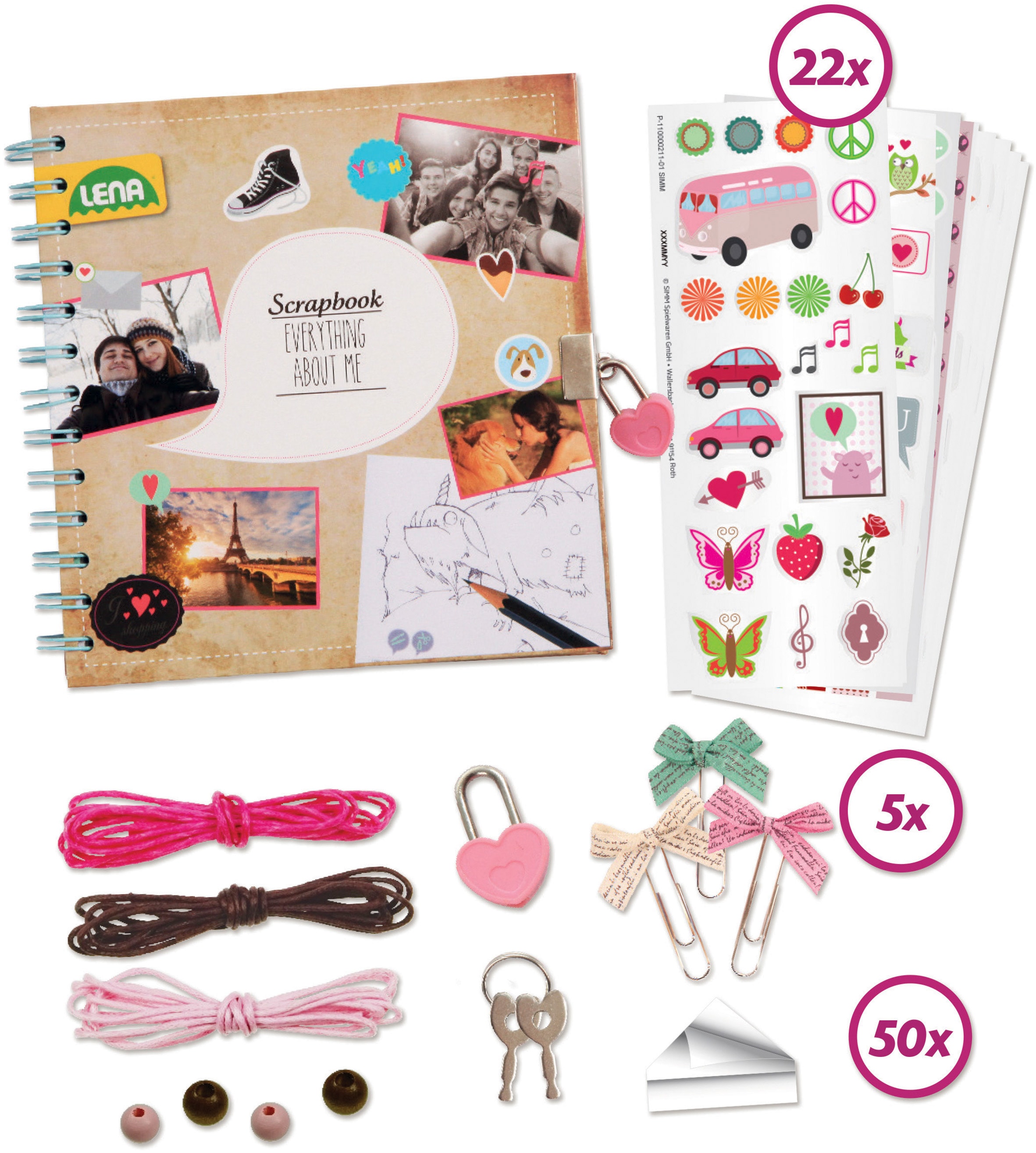 Lena® Kreativset »Scrapbook, gross«