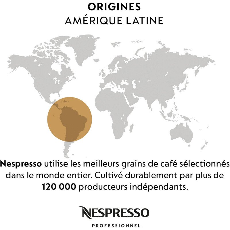 Capsule de café Nespresso Professionnel Ristretto - Boîte de 50