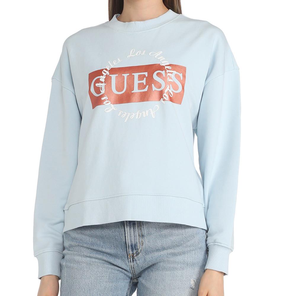 Guess Sweat Bleu Femme Guess Deviner