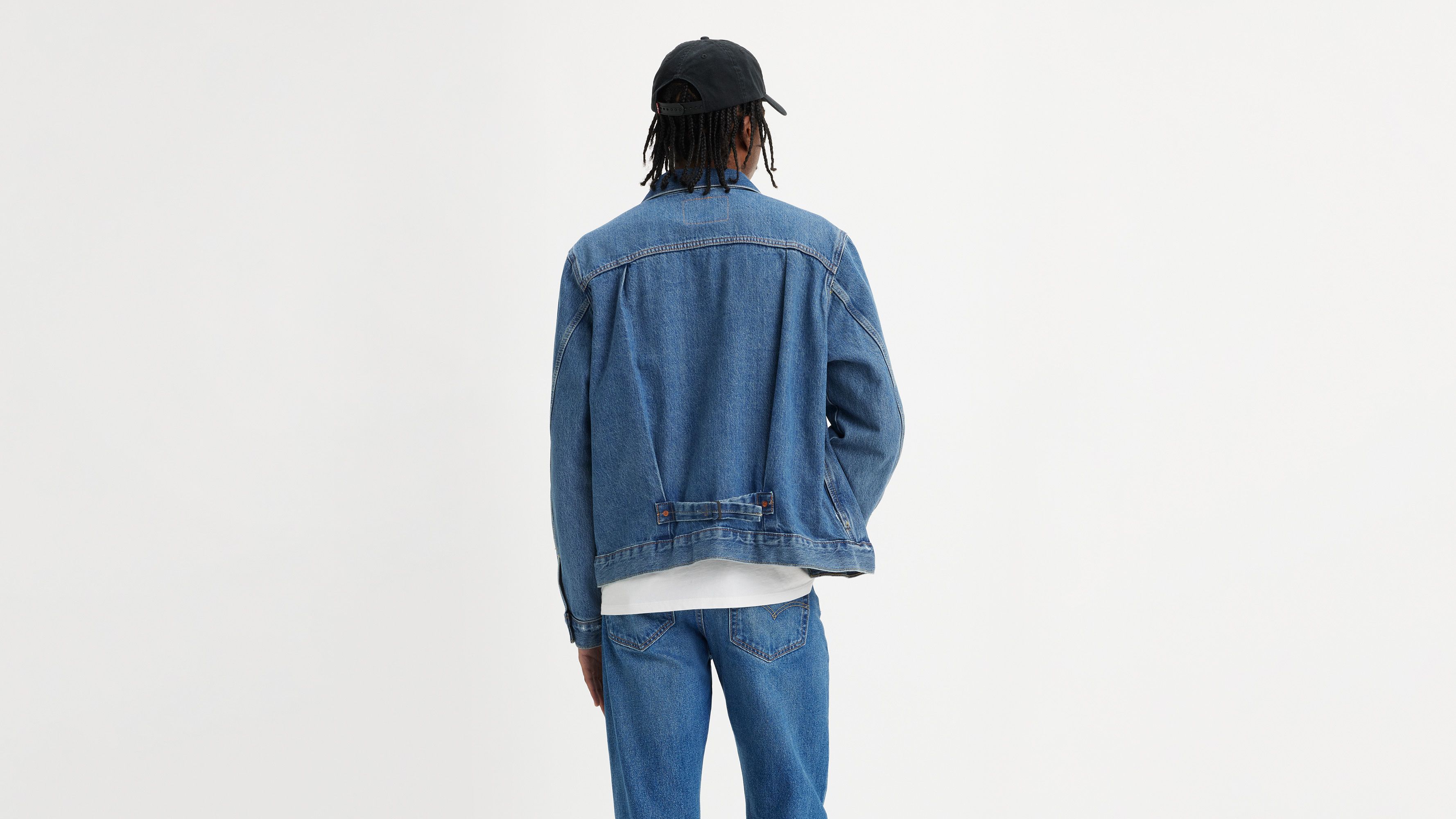 Veste Trucker Type I - Medium Indigo Stonewash - Bleu