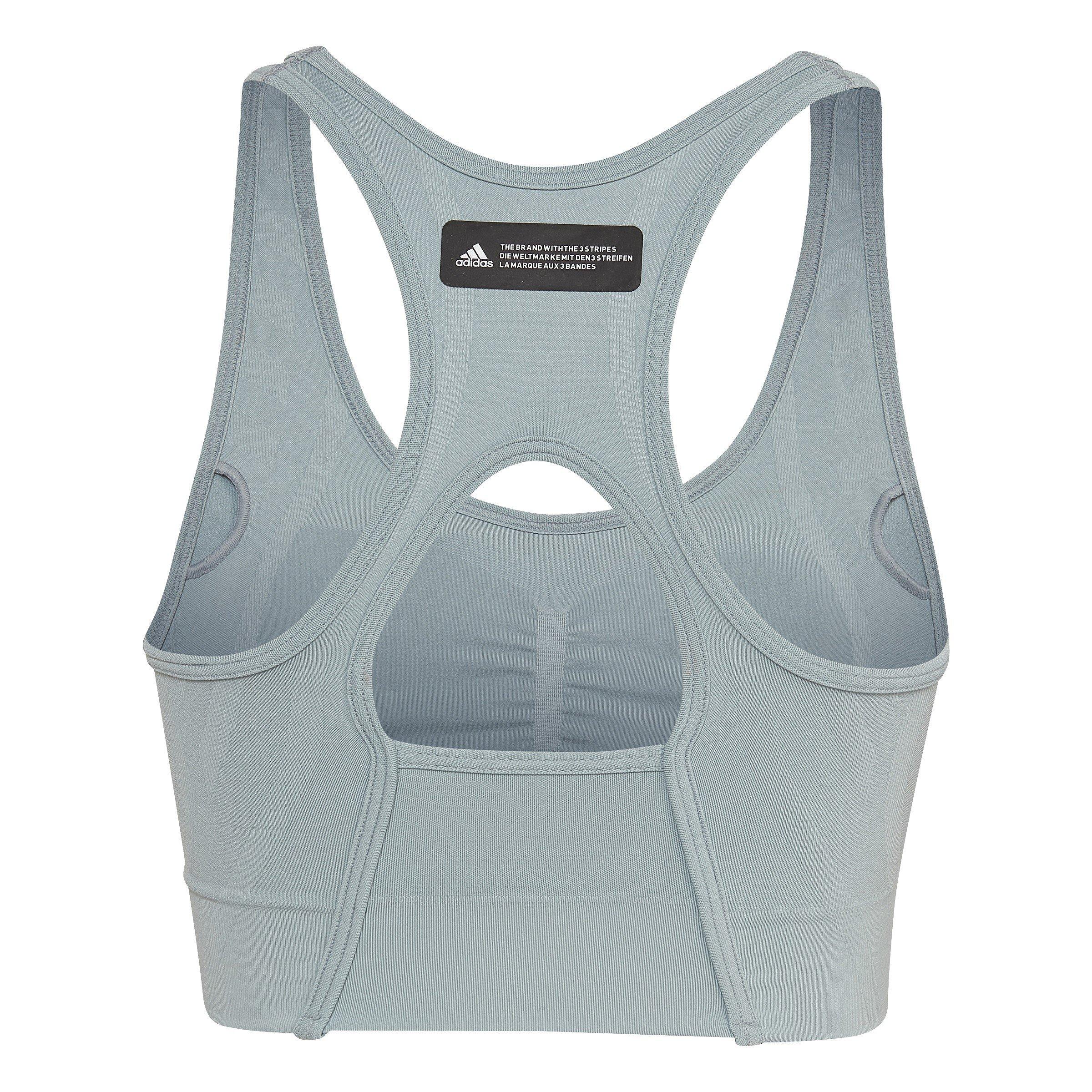 adidas Studio Two Tone Sports Bra Womens