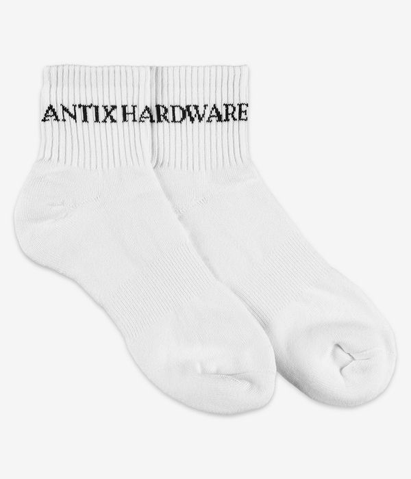 Antix Scriptum Mid Socken US 6-13 (white) 3er Pack