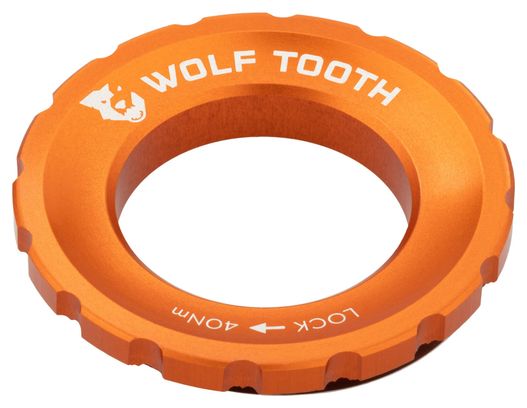 Ecrou Centerlock Wolf Toolth Externe Orange