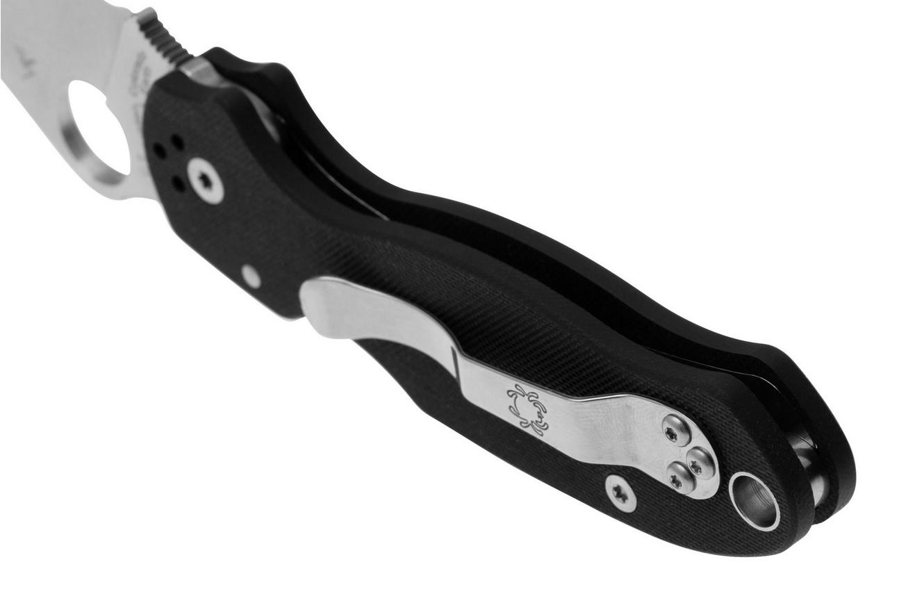 Spyderco Para 3 C223GPS partly serrated zakmes