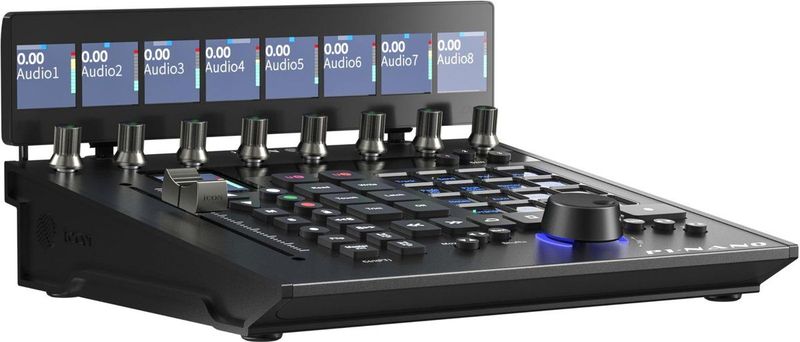 USB MIDI-Controller - Zwart - Met gemotoriseerde fader en touchdisplay