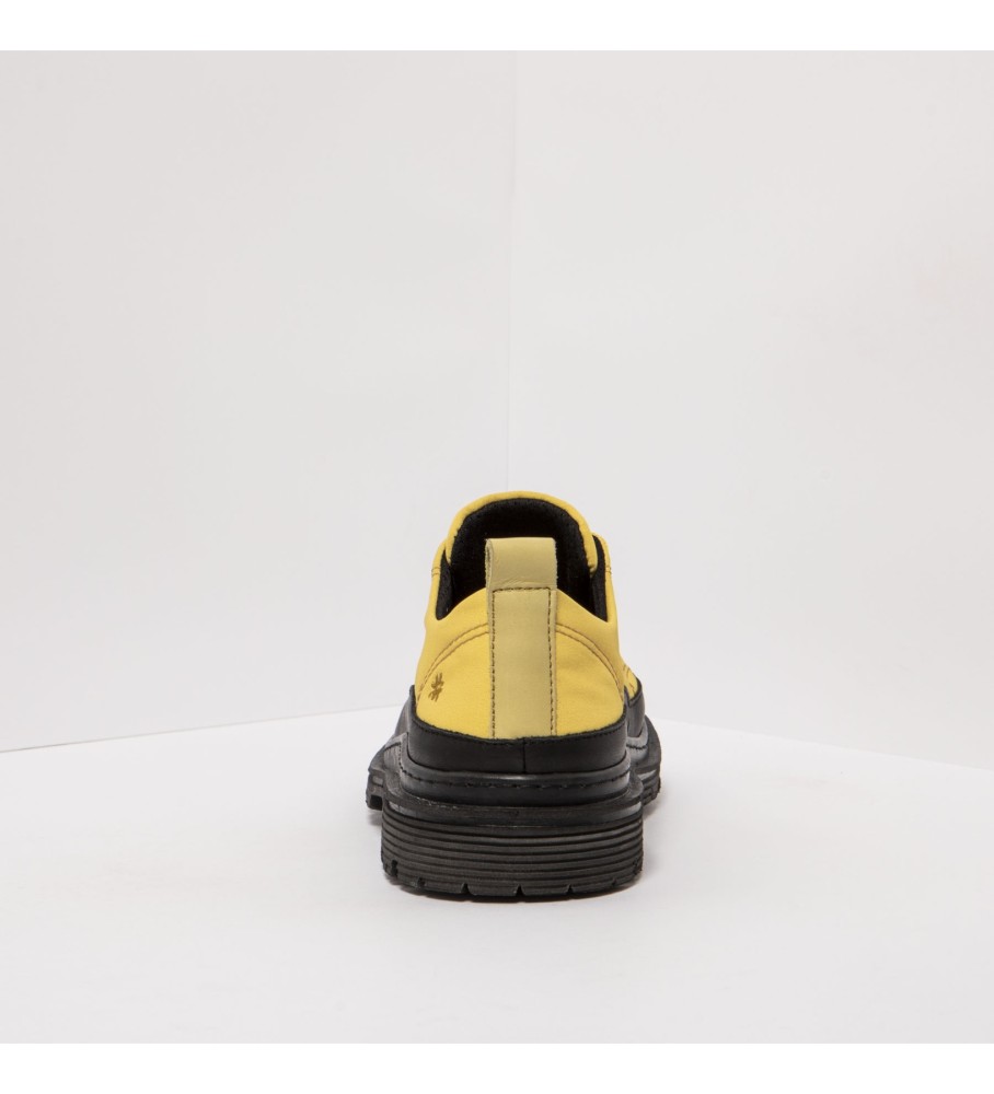 Sapatos de couro artístico 1894 Nylon amarelo