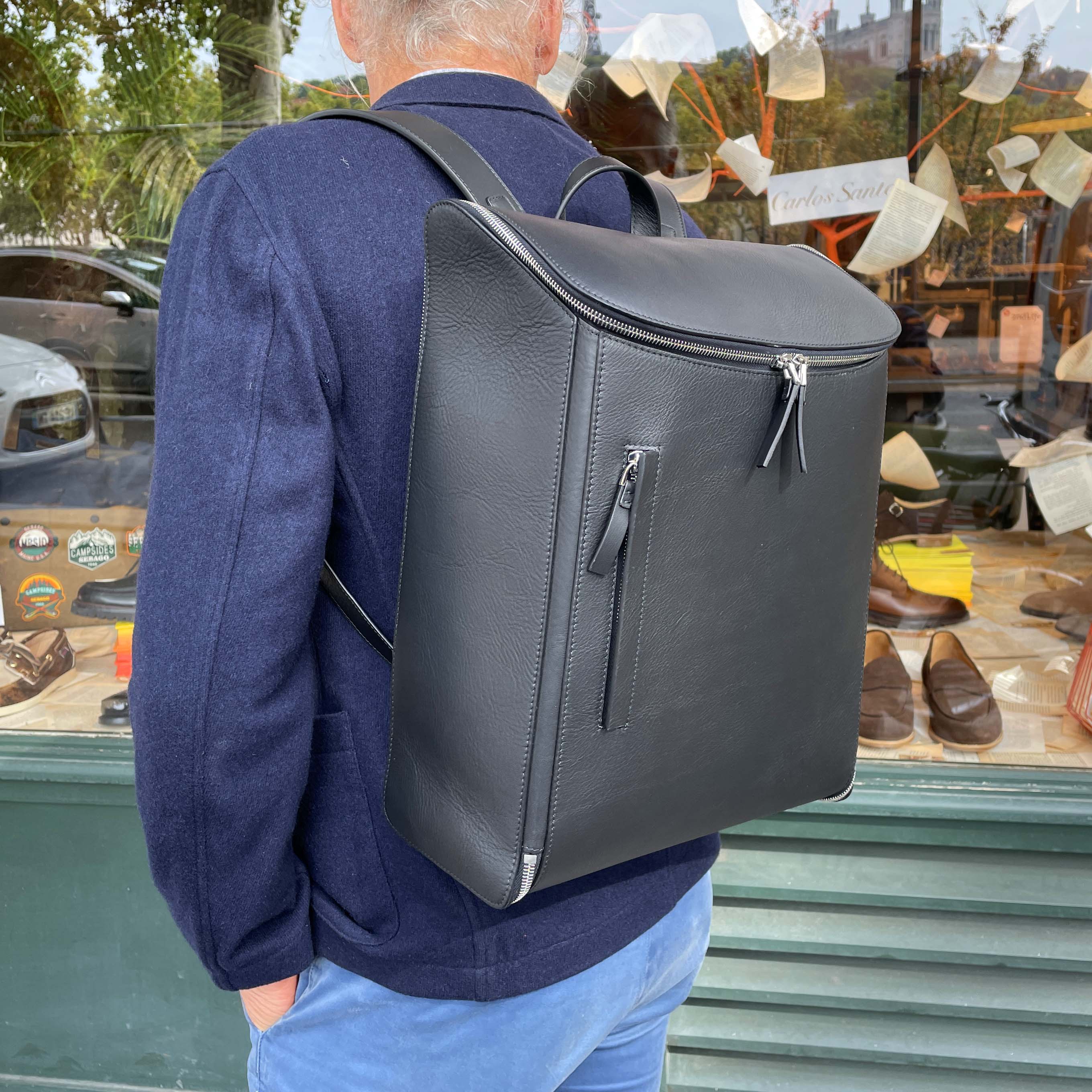 BONASTRE - BAG KIMONO BACKPACK BLACK