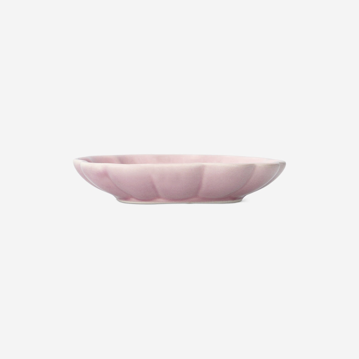 Pink blomsterformet fad - Xsmall