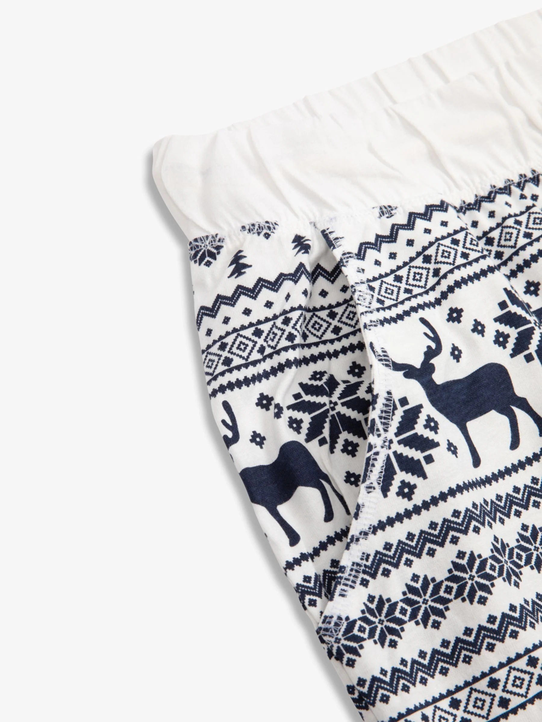 Crème - The Little Tailor kerstpyjama met rendier