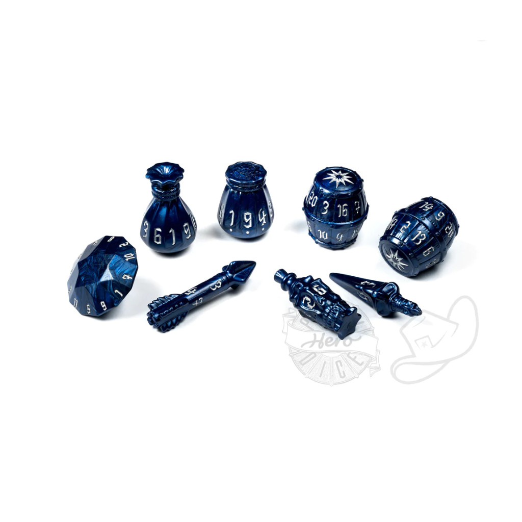 Set de 8 Dés JDR Polyhero Dice : Rogue