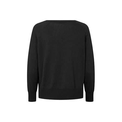 PBO Bekka Striktrøje, Black, XXL