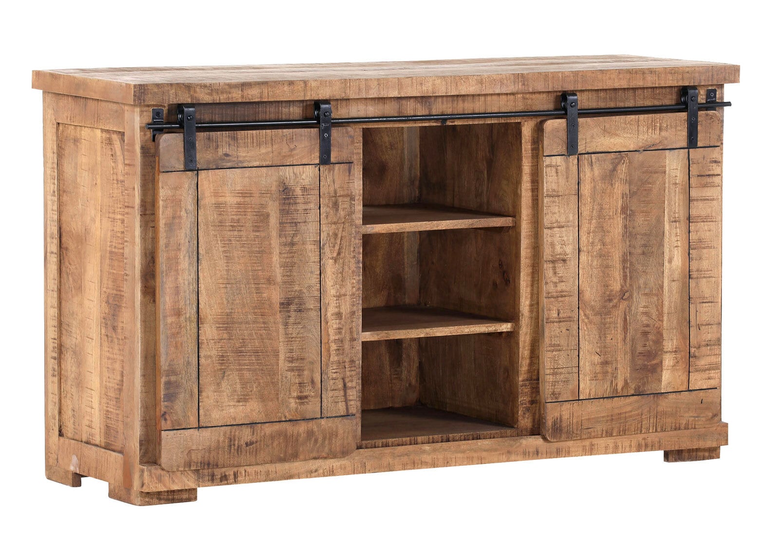 INTERhome Sideboard KAMERUN 145 x 85 cm Mango braun