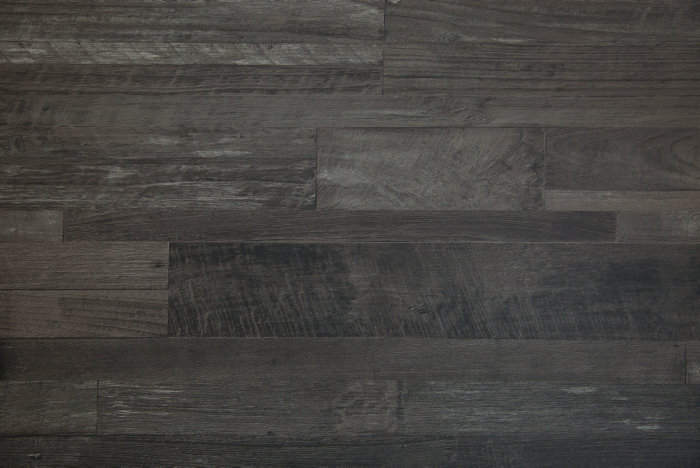 Laminatbordplade sort/grå træ 28 mm x 61 x 300 cm