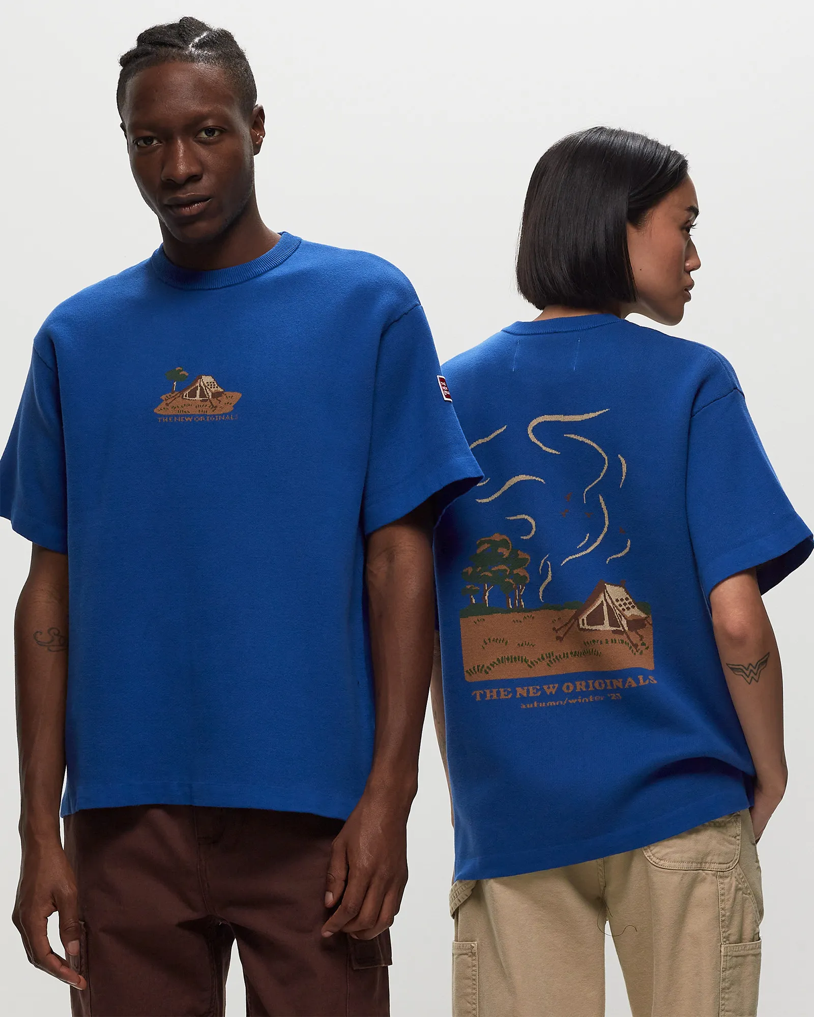 The New Originals CAMPING LANDSCAPE KNIT TEE