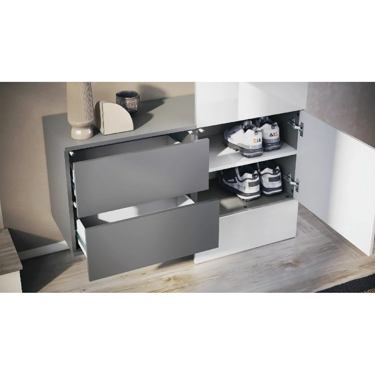 MPC Vestiaire Crème 105x193x35