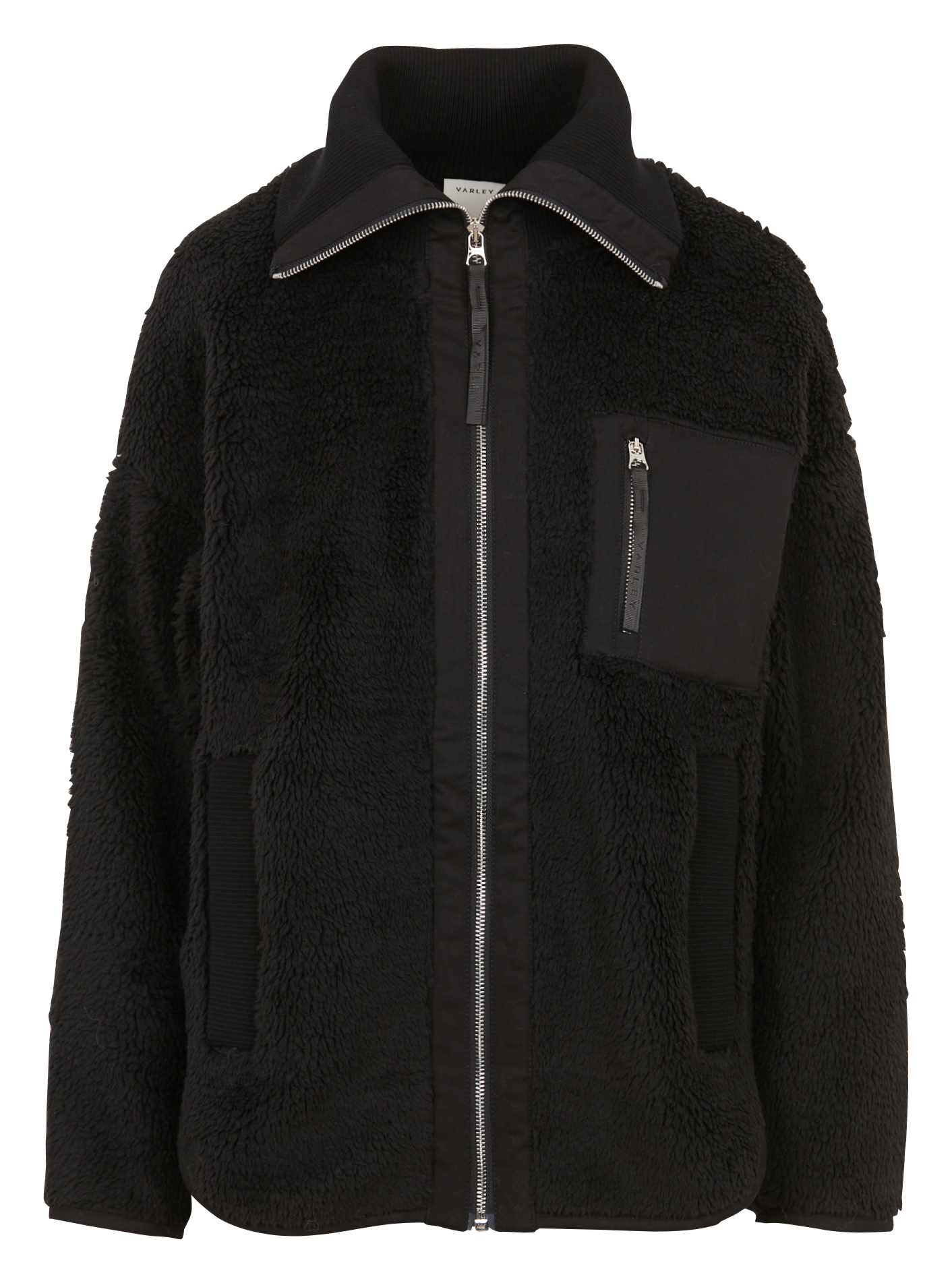 MYLA - Veste droite à col montant | Noir