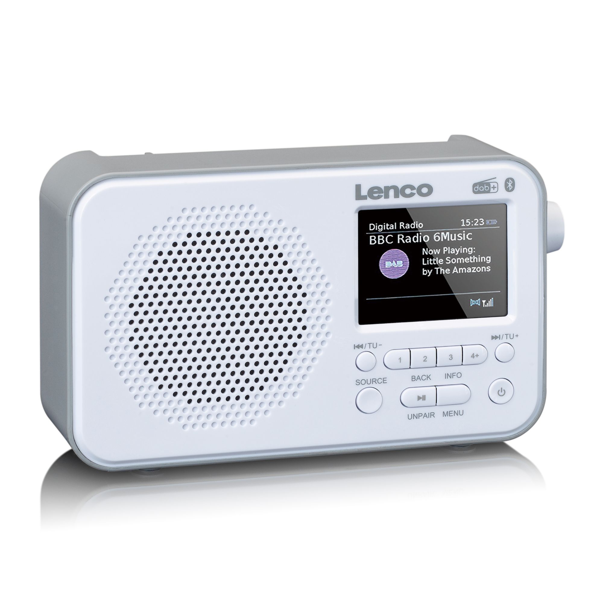 Lenco PDR-036WH DAB+ FM radio