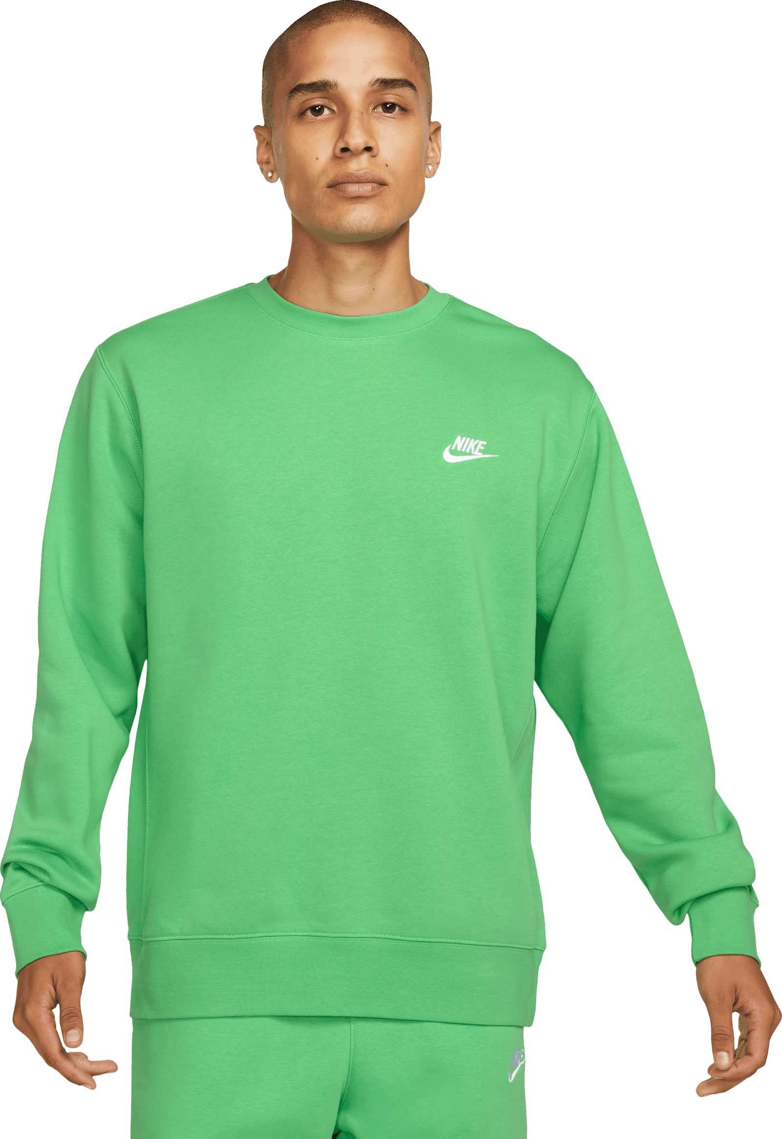 Nike Club Crew Sweatshirt Tall Grün F362