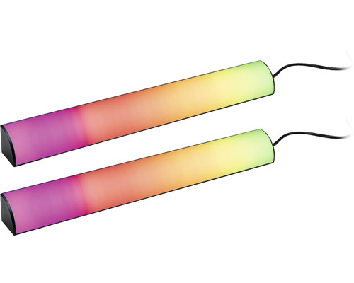 EntertainLED Lightbar Dynamisch 2-pack 2x24 lm H 30,5 cm RGB kleurverandering met geheugenfunctie + afstandsbediening